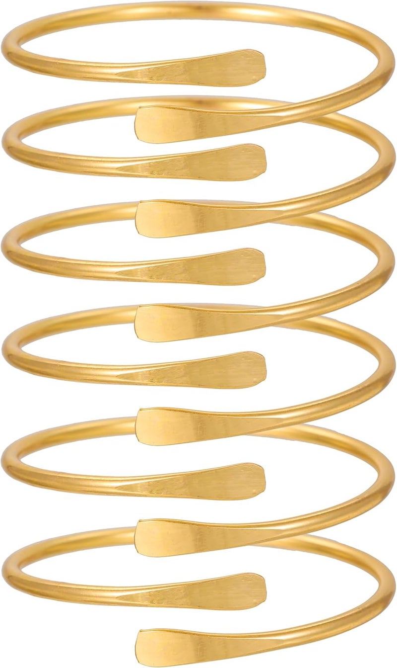 RINTOLER Store 16Pcs Gold Bangle Bracelets for Women - Multi Layer Stackable Textured Bracelets Boho Jewelrys Set. - Image 1